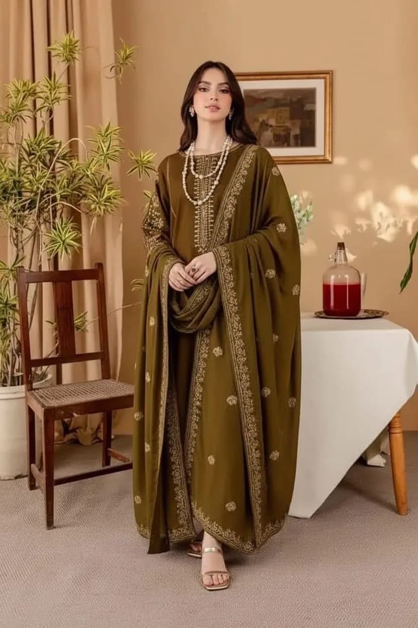 Embroidered Lawn Suit