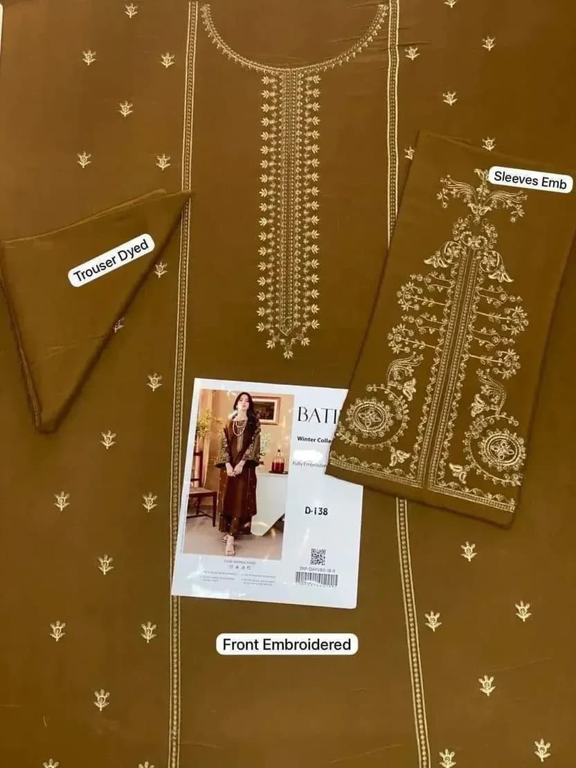 Embroidered Lawn Suit