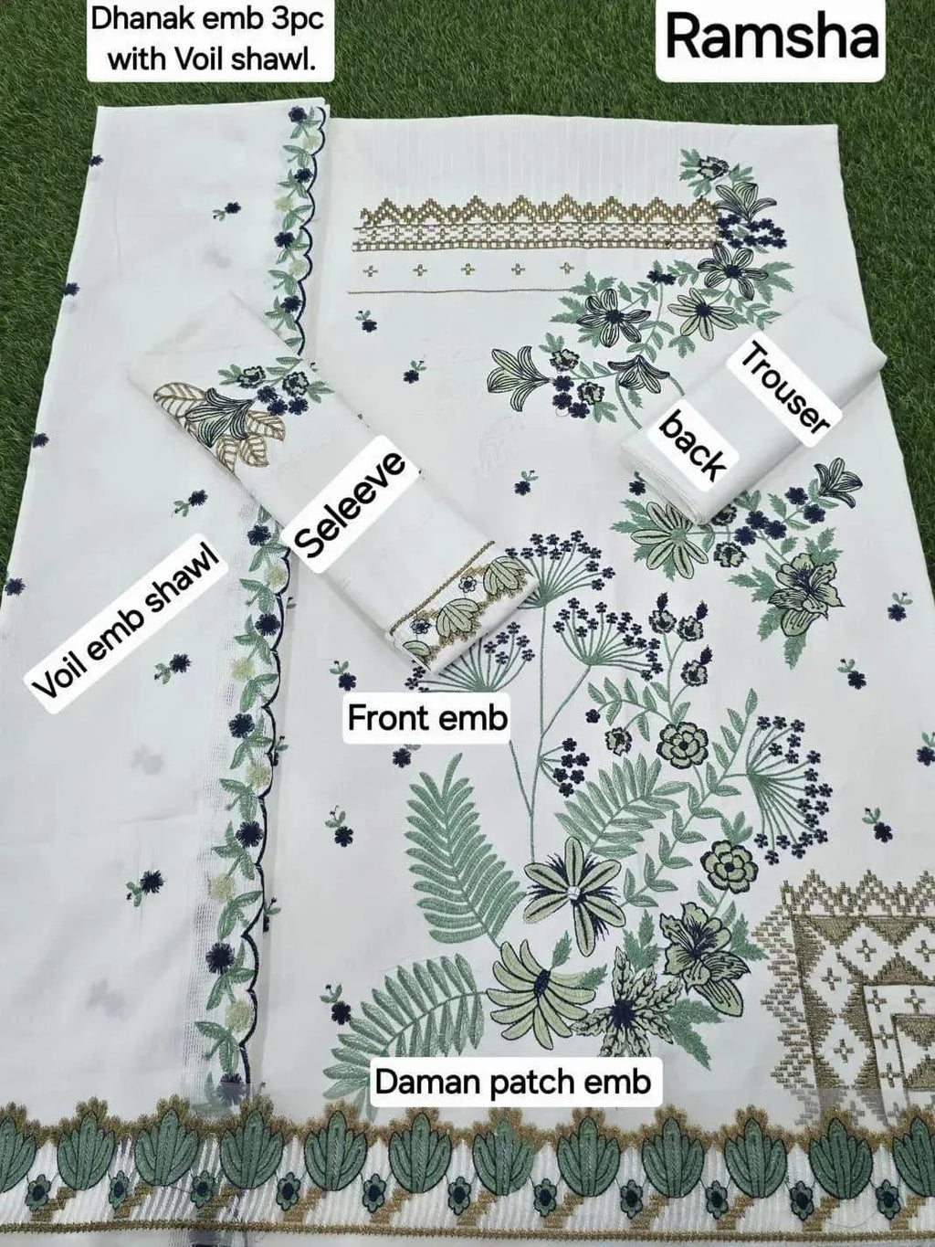Dhanak Printed Suit